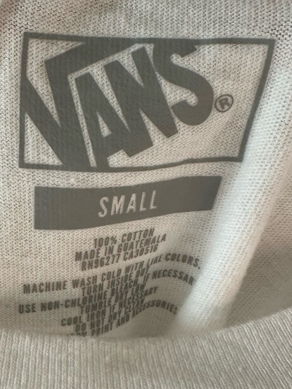 Vans Script Crop Tee - Picture 2 of 2